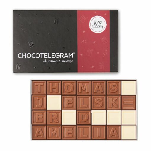 Personligt chokolade telegram - 28 tegn